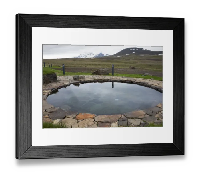 Framed Print : Hot Pot, Laugarfell, near Snafell Framed Print : Hot Pot, Laugarfell, near Snafell