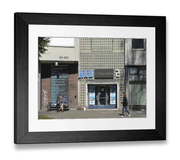 Framed Print : HAU 2, Hallesches Ufer, Kreuzberg, Berlin, Germany