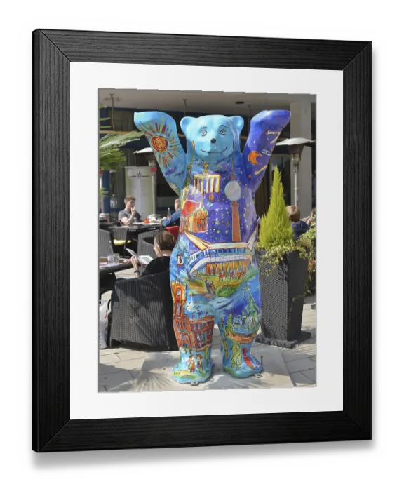 Framed Print : Buddy Bear, Alexanderplatz, Mitte, Berlin, Germany