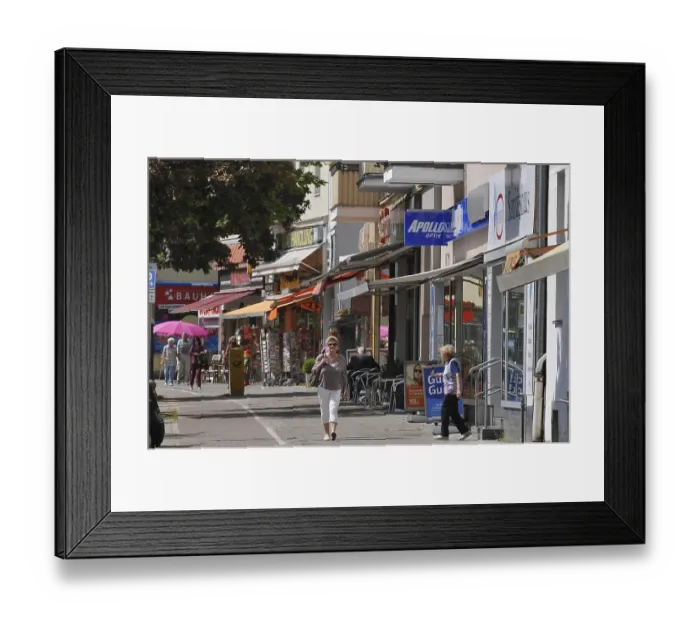 Framed Print : Breite StraBe, Schmargendorf