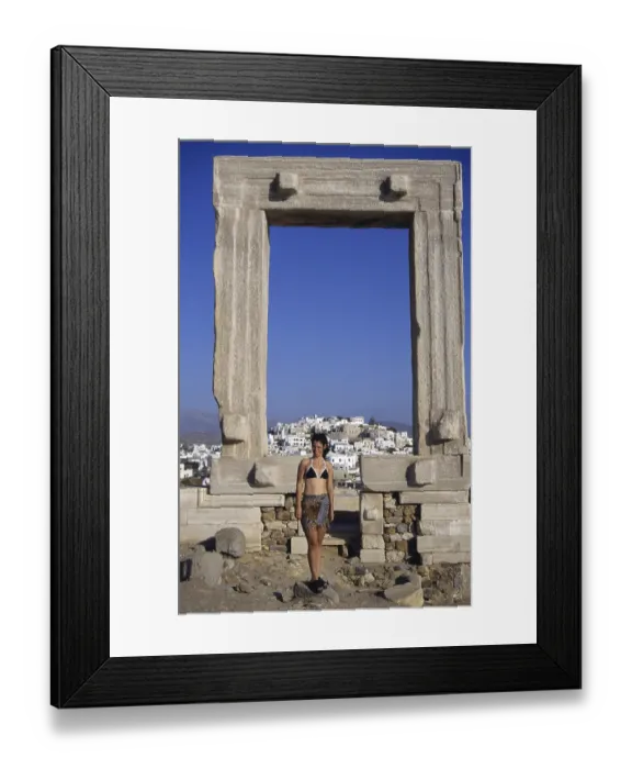 Framed Print : Temple of Apollo, Naxos Town, Naxos