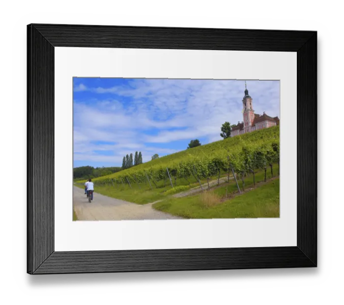 Framed Print : Birnau, Monastery Birnau, Birnau sanctuary