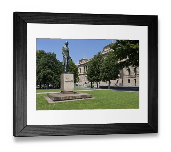 Framed Print : Monument to Josef Manes, Prague