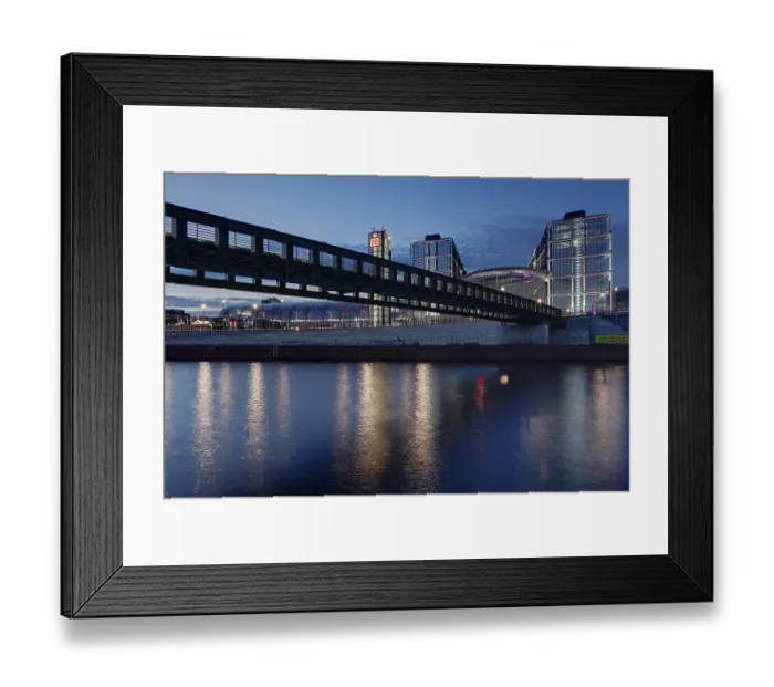 Framed Print : Gustav-Heinemann-Bruecke at Berlin Central Station Framed Print : Gustav-Heinemann-Bruecke at Berlin Central Station