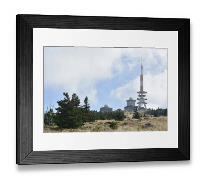 Framed Print : The summit of the Brocken in the Harz National Park Framed Print : The summit of the Brocken in the Harz National Park