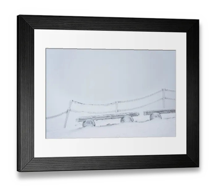 Framed Print : Winter in the Giant Mountains in the Czech Republic