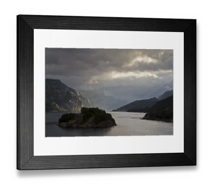 Framed Print : Lysefjord Framed Print : Lysefjord