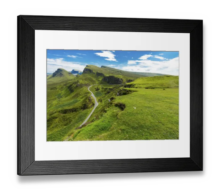 Framed Print : The Quiraing Mountains on the Isle of Skye