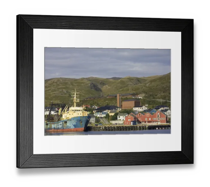 Framed Print : Batsford, Varanger Peninsula, Varangerfjord