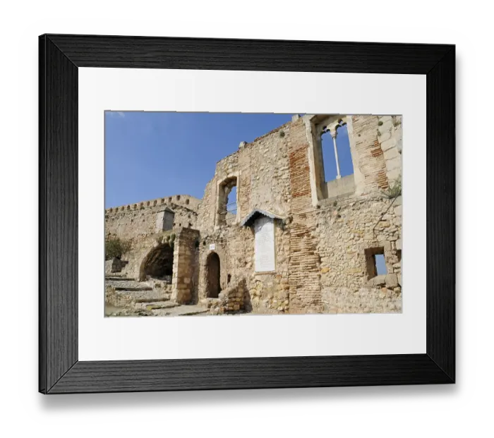 Framed Print : Former goal at the castle in Xativa (Jativa) Framed Print : Former goal at the castle in Xativa (Jativa)