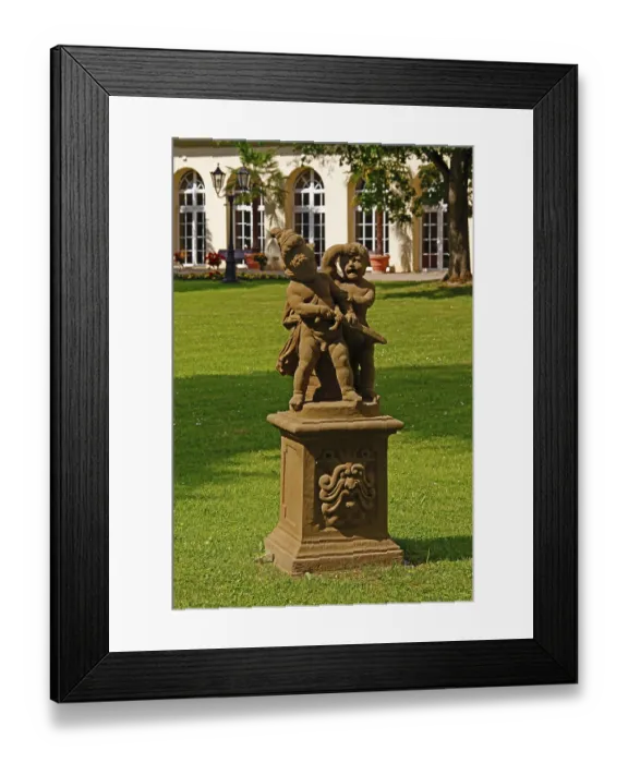 Framed Print : Spa garden, Putten, Wandelgang Framed Print : Spa garden, Putten, Wandelgang