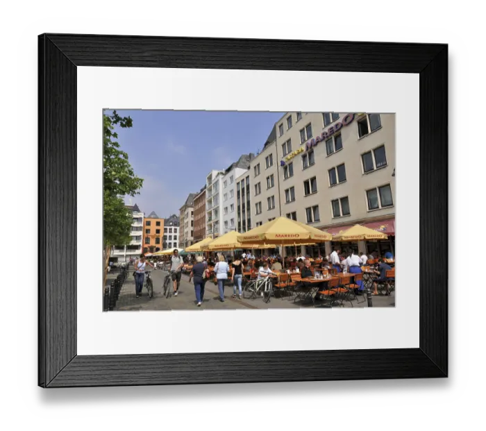 Framed Print : Maredo Restaurant, Heumarkt, Old Town Framed Print : Maredo Restaurant, Heumarkt, Old Town