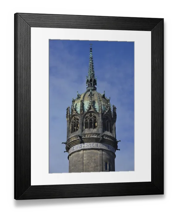 Framed Print : Castle Church, Luther city Wittenberg
