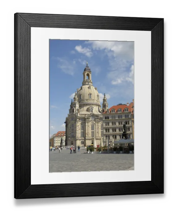 Framed Print : Frauenkirche Church, Dresden, Saxony Framed Print : Frauenkirche Church, Dresden, Saxony