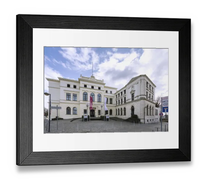 Framed Print : Haus Erholung auf dem Abteiberg