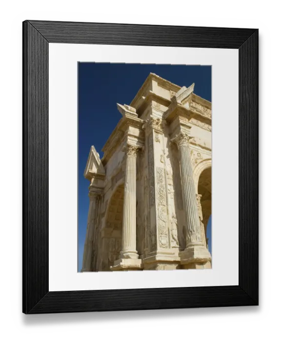 Framed Print : Triumph arch of Septimus Severus Leptis Magna Framed Print : Triumph arch of Septimus Severus Leptis Magna