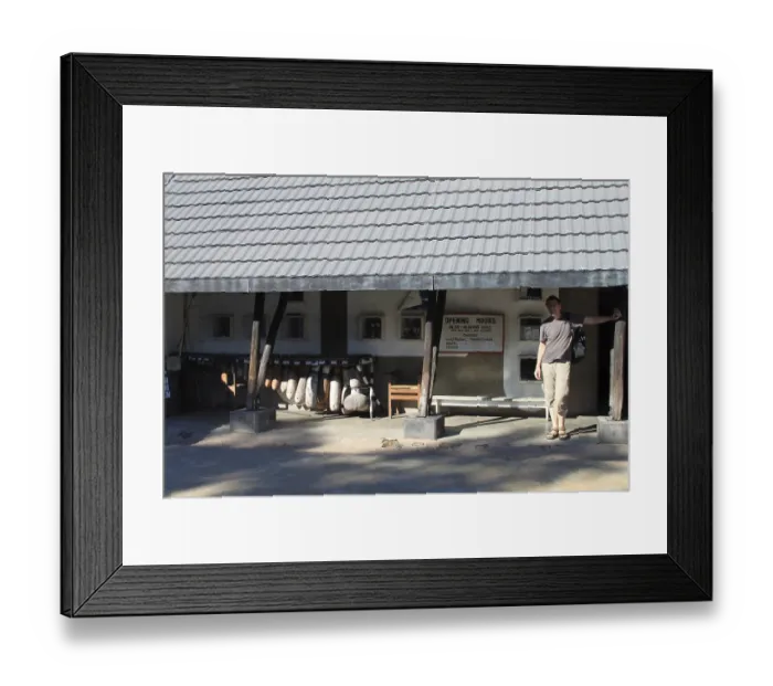 Framed Print : Balafon, Lozi Museum, Limulunga