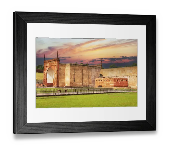 Framed Print : Red Fort, Mughal fort in Old Delhi