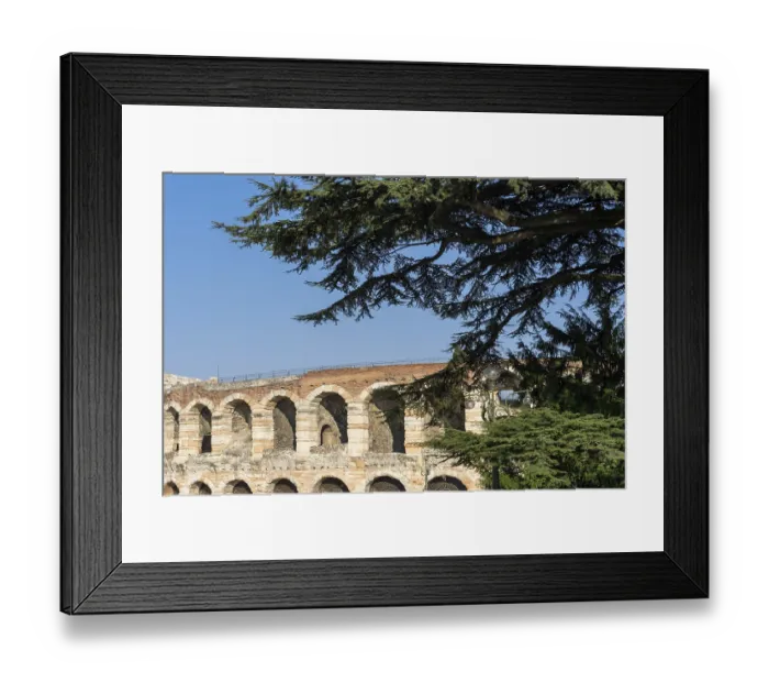 Framed Print : View of the Arena in Verona Framed Print : View of the Arena in Verona
