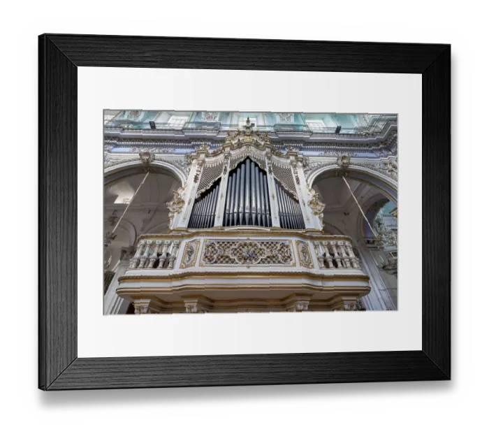 Framed Print : Duomo of San Giorgio Cathedral in Modica Sicily Italy