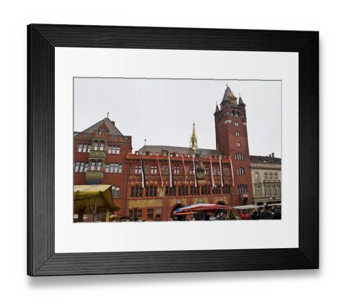 Framed Print : City Hall, Basel, Switzerland Framed Print : City Hall, Basel, Switzerland