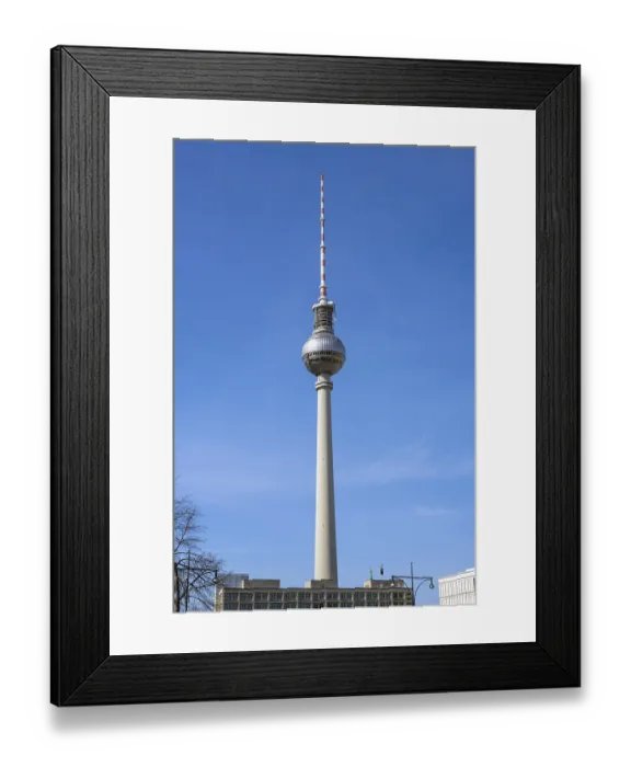 Framed Print : The television tower, Berlin's tallest building Framed Print : The television tower, Berlin's tallest building