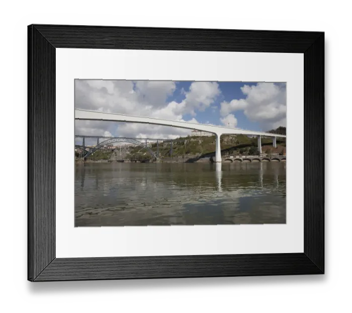 Framed Print : Porto in Portugal, Douro River
