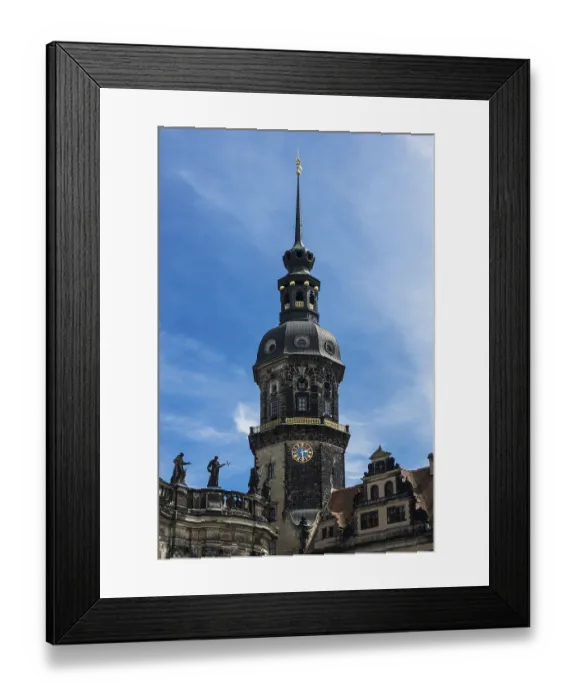Framed Print : View of the Royal Palace in Dresden