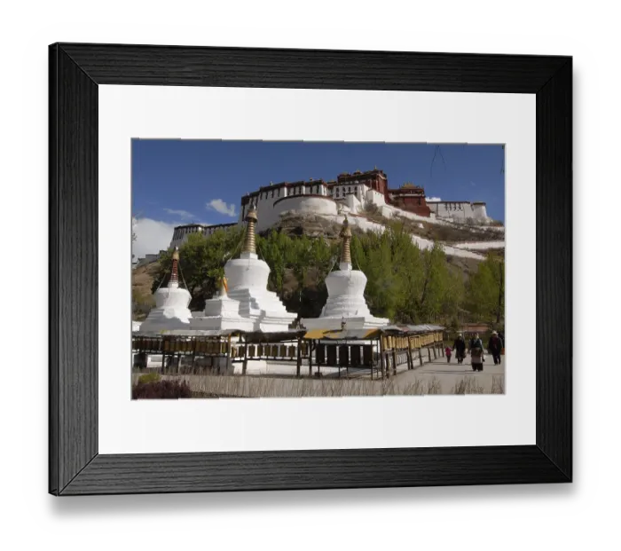 Framed Print : Back view of the Potala Palace