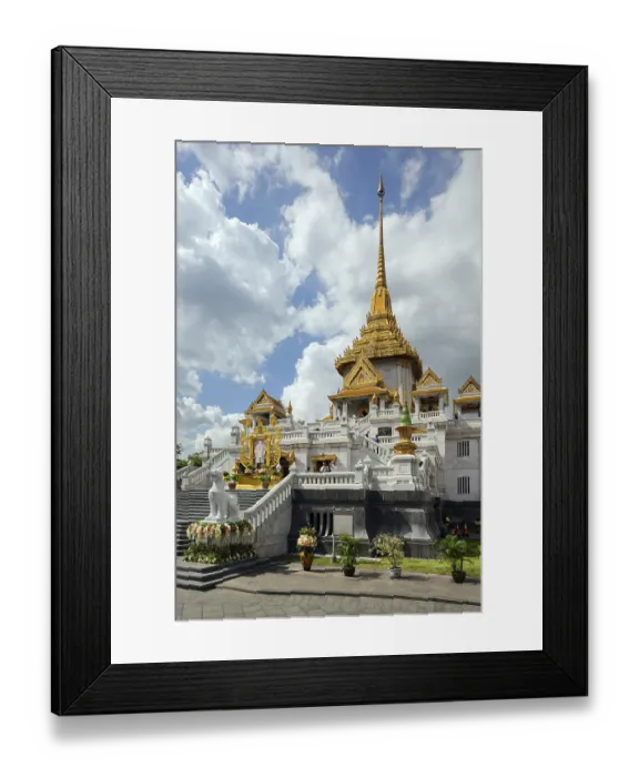 Framed Print : Wat Traimit, Phra Maha Mondop, temple Framed Print : Wat Traimit, Phra Maha Mondop, temple