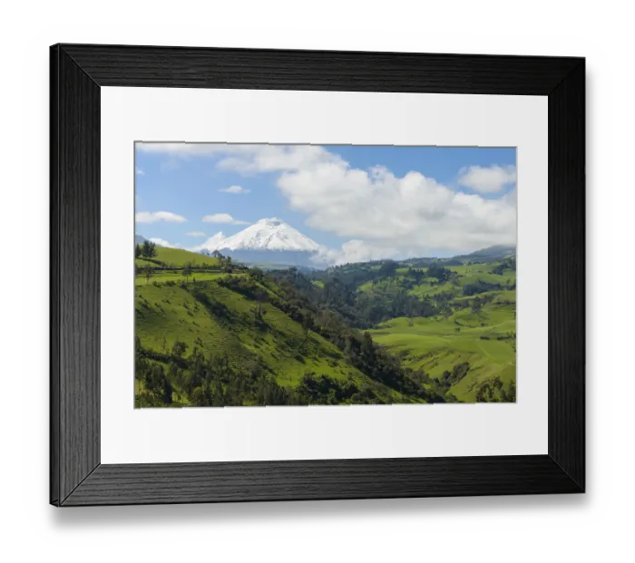 Framed Print : Cotopaxi volcano, Cotopaxi Province, Ecuador