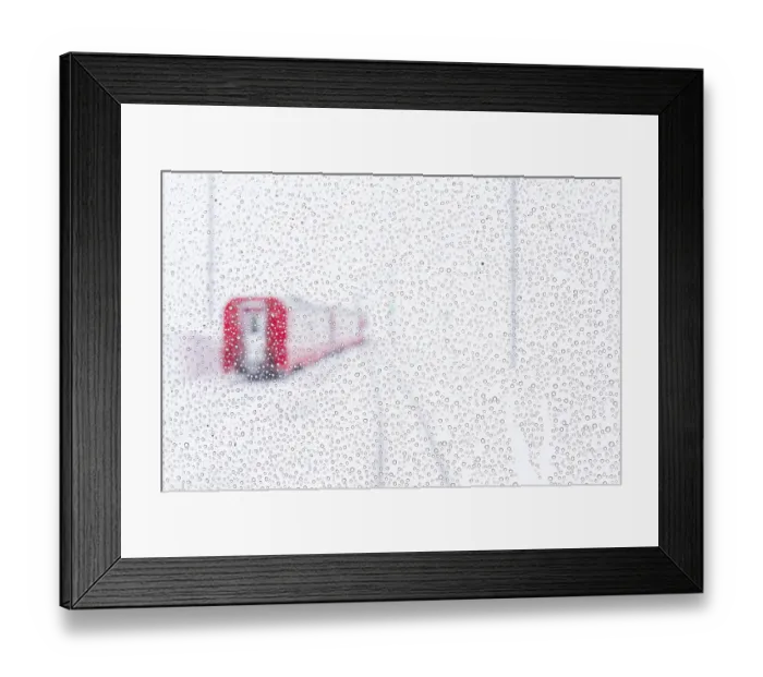Framed Print : The famous Bernina red train, Unesco monument Framed Print : The famous Bernina red train, Unesco monument