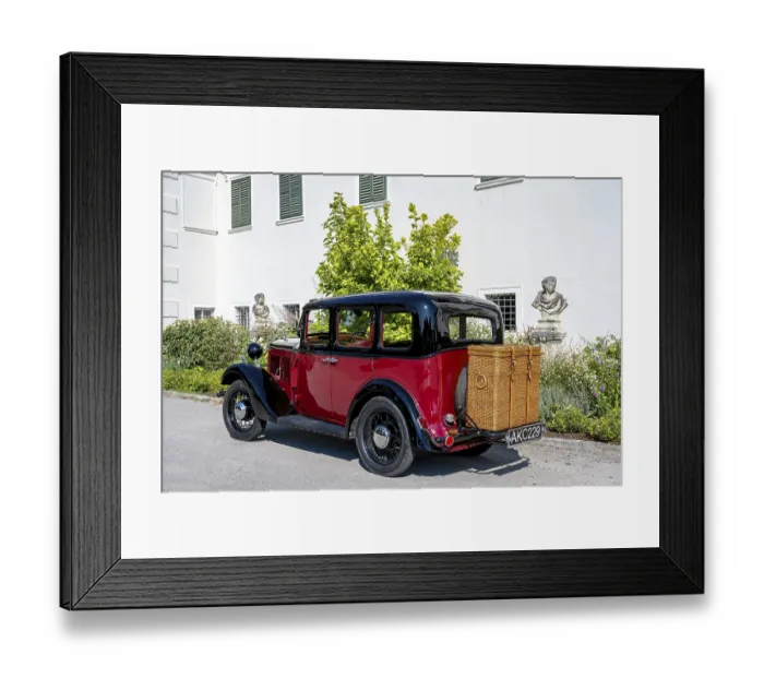 Framed Print : Vintage car Hillman Minx year of construction 1933