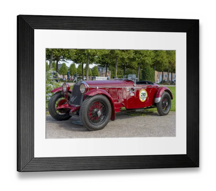Framed Print : Vintage car Alfa 6C 1750 Testa Fissa Framed Print : Vintage car Alfa 6C 1750 Testa Fissa