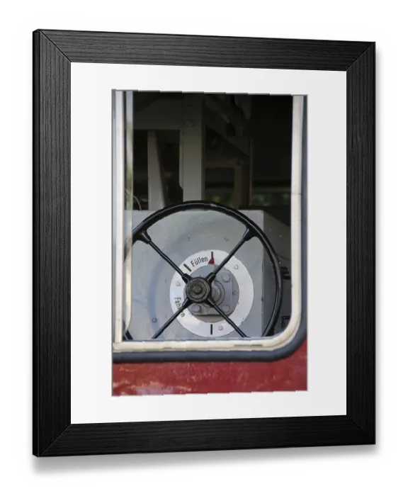 Framed Print : Historic electric locomotive