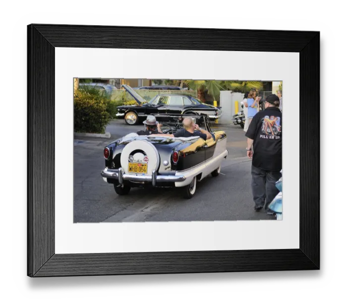 Framed Print : Oldtimer meeting, Burbank, Los Angeles