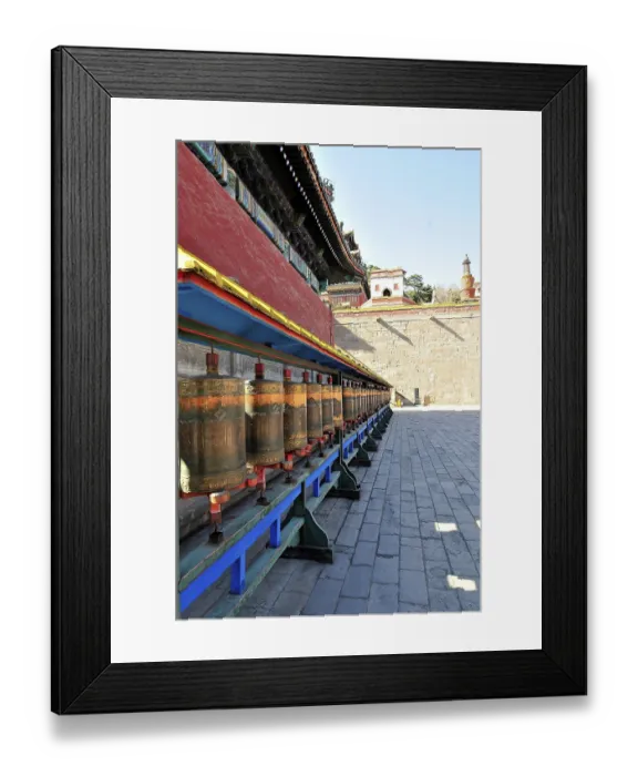 Framed Print : Puning buddhist temple, china