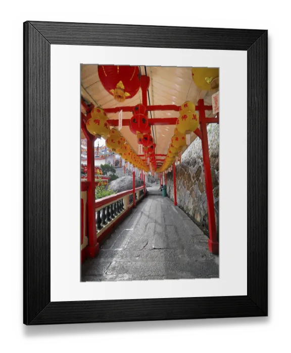 Framed Print : Kek Lok buddhist temple, landscape, malaysia Framed Print : Kek Lok buddhist temple, landscape, malaysia