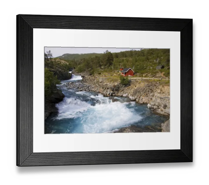 Framed Print : Mountain stream, Ottadalen, Norway Framed Print : Mountain stream, Ottadalen, Norway