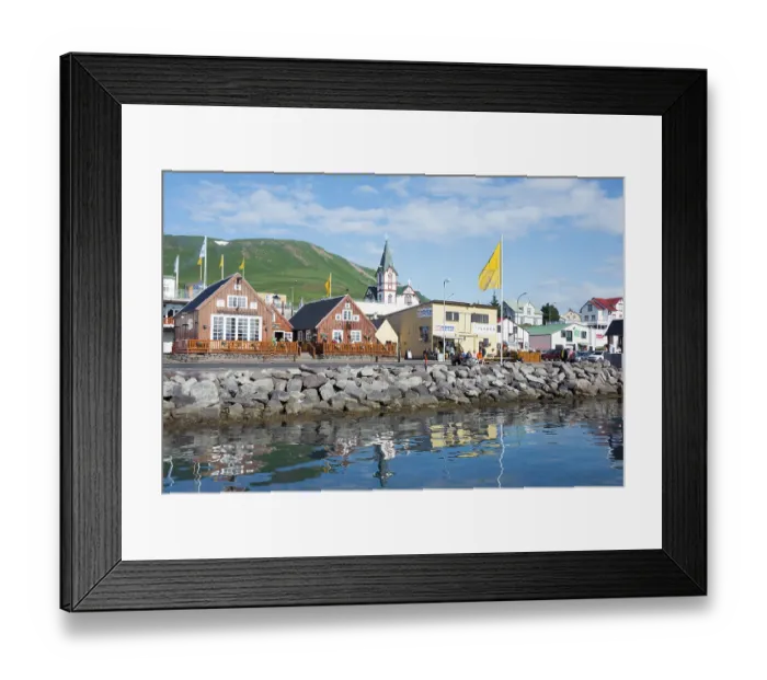 Framed Print : Husavik, Iceland