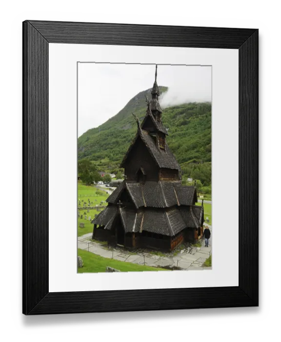 Framed Print : Borgund Stave Church, Borgund, Lardal Municipality Framed Print : Borgund Stave Church, Borgund, Lardal Municipality