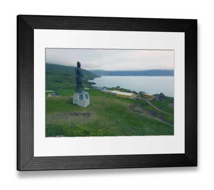 Framed Print : Statue of Eric the Red, the, Narsarsuaq, Greenland Framed Print : Statue of Eric the Red, the, Narsarsuaq, Greenland