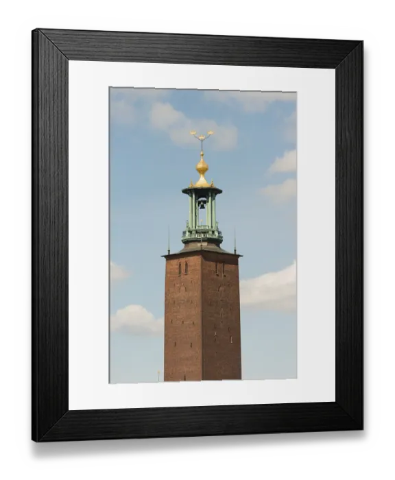 Framed Print : City Hall, Stockholm, Stockholm County, Sweden