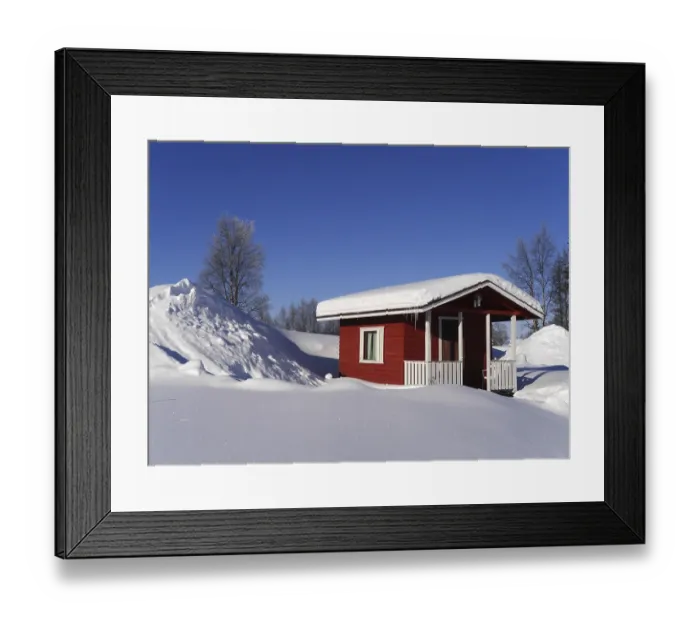 Framed Print : Camping hut Framed Print : Camping hut