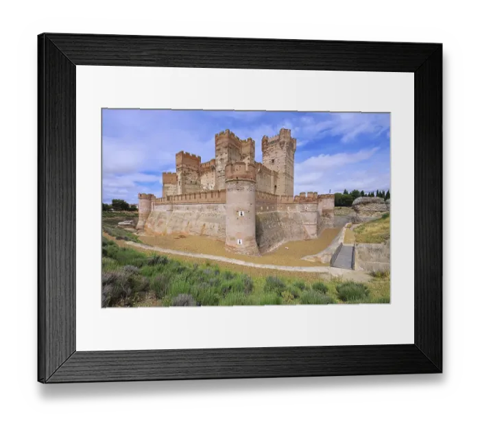 Framed Print : Castle de la Mota 03 Framed Print : Castle de la Mota 03