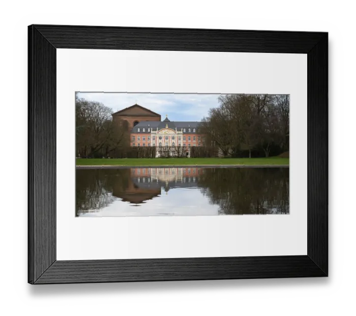 Framed Print : Electoral palace with garden in the roman city of Trier Framed Print : Electoral palace with garden in the roman city of Trier