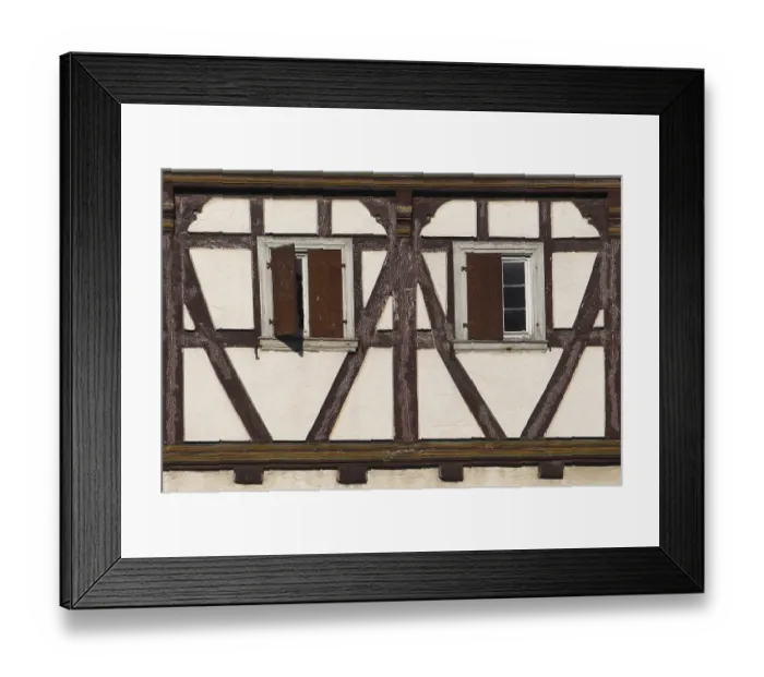 Framed Print : Half-timbered house