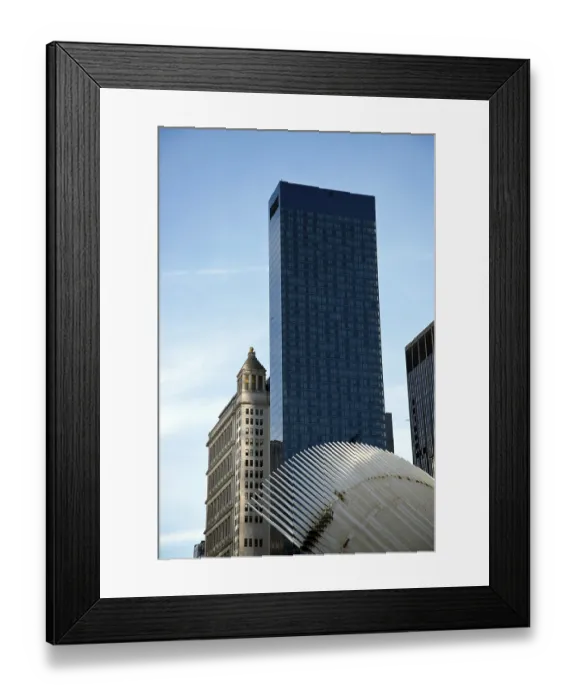 Framed Print : Modern office building at One World Trade Center