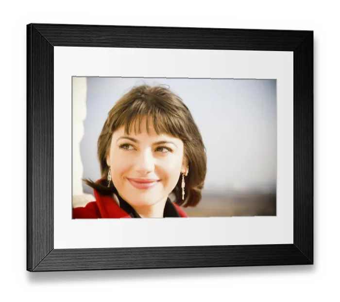 Framed Print : Young Model Portrait Outdoors Framed Print : Young Model Portrait Outdoors