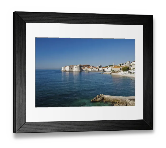 Framed Print : Adriatic sea, Dubrovnik old town, Croatia Framed Print : Adriatic sea, Dubrovnik old town, Croatia